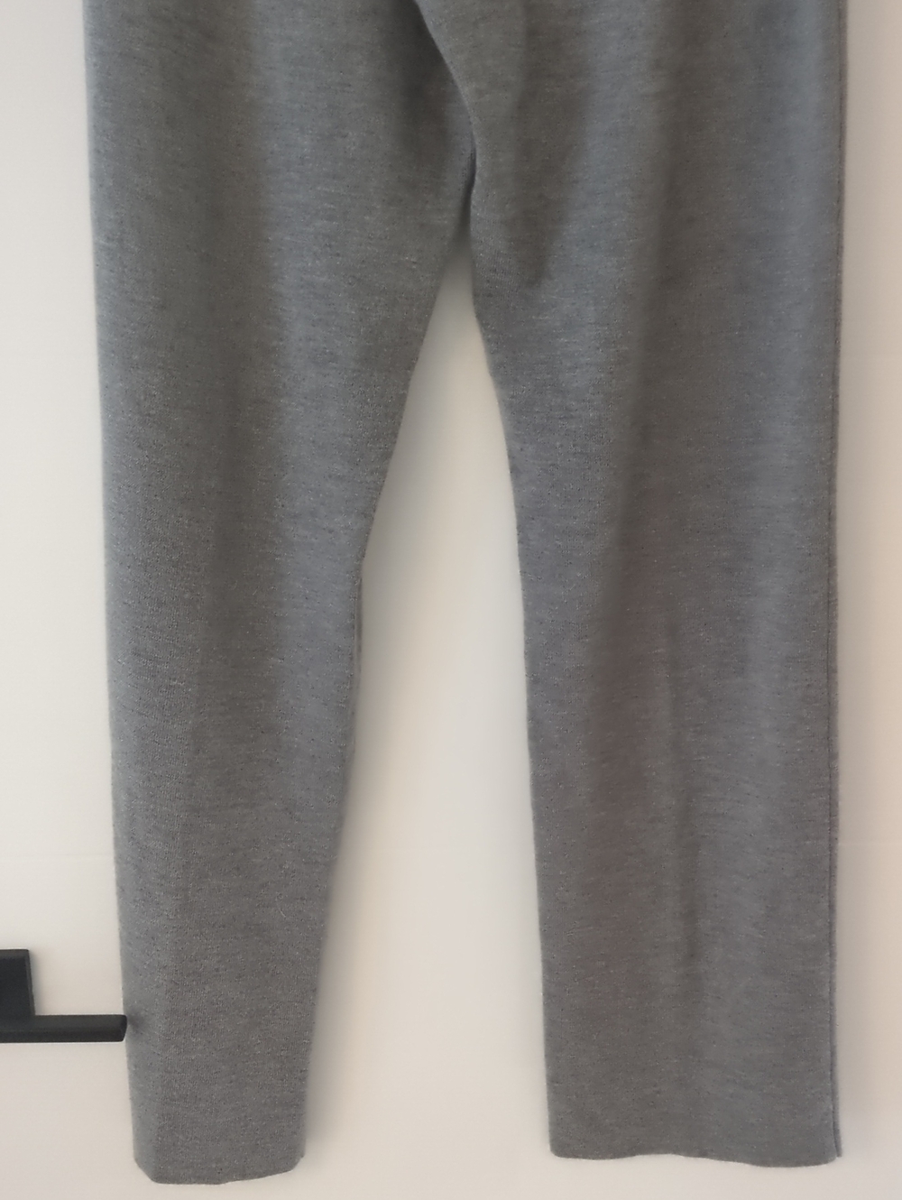 Jones New York Vintage Merino Wool Women's Grey Knit Wide-Leg Pants Sz XL - Picture 4 of 7